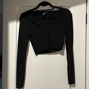 PLT Long Sleeve Crop Top